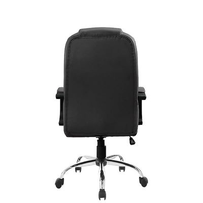 C300 Highback Pu&nbsp;Executive Ergonomic Swivel, Adjustable Height With Center Tilt Control &amp; Tilt Tension, Pu Padded Armrests Black Chair, C300_Hb-Blk-Chair