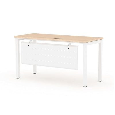 Mahmayi Figura 72-16 Modern Workstation Desk - Stylish Office Furniture for Home or Business Use - Sleek Design for Productivity and Organization (Oak, 160cm)