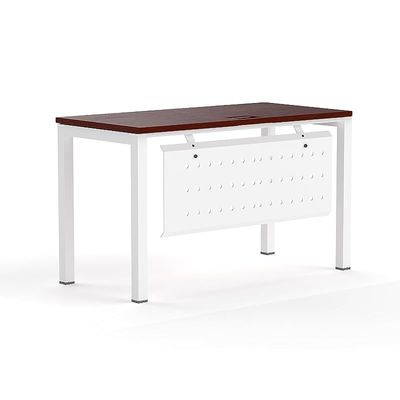 Mahmayi Figura 72-14 Modern Workstation Desk - Stylish Office Furniture for Home or Business Use - Sleek Design for Productivity and Organization (Apple Cherry, 140cm)