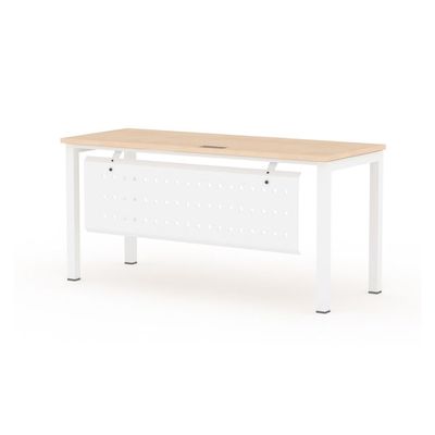 Figura 72-18 oak Modern Workstation without Drawer