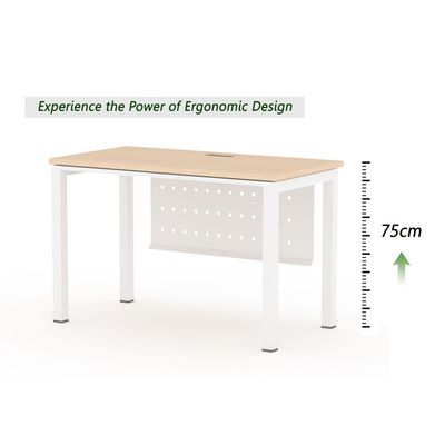 Mahmayi Figura 72-18 Modern Workstation Desk - Stylish Office Furniture for Home or Business Use - Sleek Design for Productivity and Organization (Oak, 180cm)