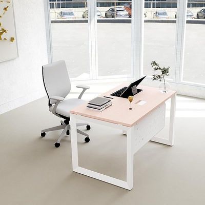 Mahmayi Vorm 136-16 Modern Workstation - Multi-Functional MDF Desk with Smart Cable Management, Secure & Robust - Ideal for Home and Office Use (160cm, Oak)