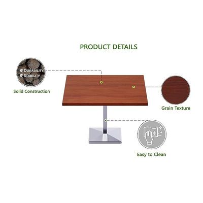 Ristoran 500PE-600 20 Seater Square Modular Pantry Table Apple Cherry