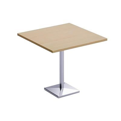 طاولة تخزين وحدات مربعة الشكل من Mahmayi Barra 500PE-120 ذات 4 مقاعد - بلوط - مثالية لتناول الطعام أو المطبخ أو المطعم