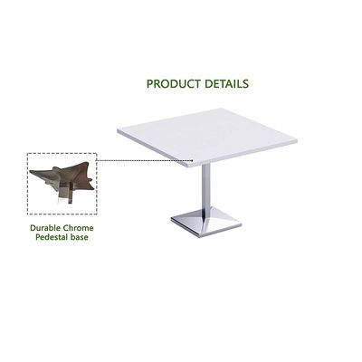 Ristoran 500PE-480 16 Seater Square Modular Pantry Table White