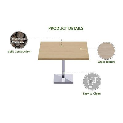 Ristoran 500PE-600 20 Seater Square Modular Pantry Table Oak