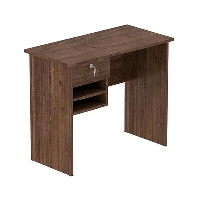 Solama MP1 9045 Office Desk with Paper Rack- Brown