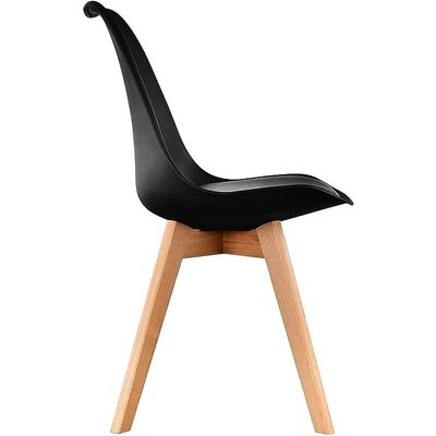 Ultimate Eames Style Retro Cushion Chair Pack of 3