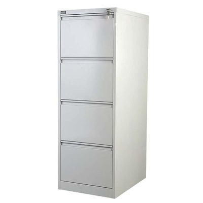 Godrej OEM File Cabinet with Lock, 4 Large Storage steel Cabinet, Metal Portable Cabinet with 4 Drawer, Vertical File Cabinet, 4 Layer Cabinet Office Storage Cabinet for A4/Letter - Grey