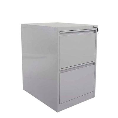 Godrej OEM File Cabinet with Lock, 2 Large Storage steel Cabinet, Metal Portable Cabinet with 2 Drawer, Vertical File Cabinet, 2 Layer Cabinet Office Storage Cabinet for A4/Letter - Grey