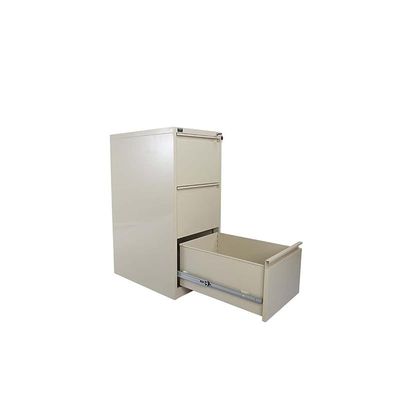 Godrej OEM File Cabinet with Lock, 3 Large Storage steel Cabinet, Metal Portable Cabinet with 3 Drawer, Vertical File Cabinet, 3 Layer Cabinet Office Storage Cabinet for A4/Letter - Beige