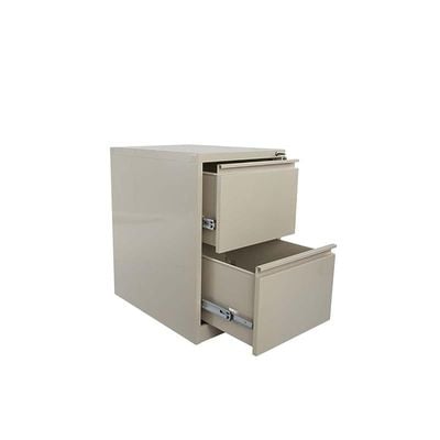 File Cabinet for Home Office (2 Drawers Beige)