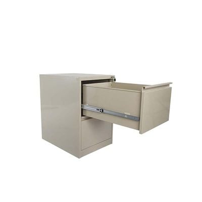 File Cabinet for Home Office (2 Drawers Beige)