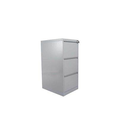 Godrej OEM File Cabinet with Lock, 3 Large Storage steel Cabinet, Metal Portable Cabinet with 3 Drawer, Vertical File Cabinet, 3 Layer Cabinet Office Storage Cabinet for A4/Letter - (Grey)