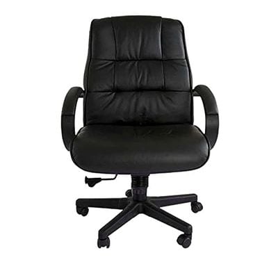 Atvor 708 Low Back PU Leather Ergonomic Chair Computer Chair with Thick Padded Armrest &amp; Lumbar Support for Home &amp; Office, PU Leather Executive Chair, Big &amp; Tall Ergonomic Computer Desk Chair