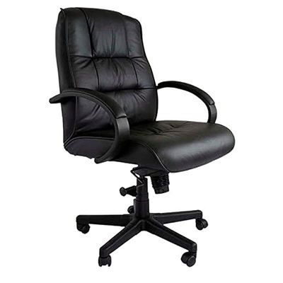 Atvor 708 Low Back PU Leather Ergonomic Chair Computer Chair with Thick Padded Armrest &amp; Lumbar Support for Home &amp; Office, PU Leather Executive Chair, Big &amp; Tall Ergonomic Computer Desk Chair