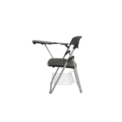 Kelvin S234A Folding Student Chair - Plastic Folding Chair With Writing Tablet - Foldable Chair With Polypropylene Tablet (Black) (Student Chair)