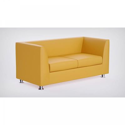 Mahmayi 679 Sandal Double Seater PU Leather Sofa - Modern Design Comfortable Living Room Furniture (2-Seater, Sandal)