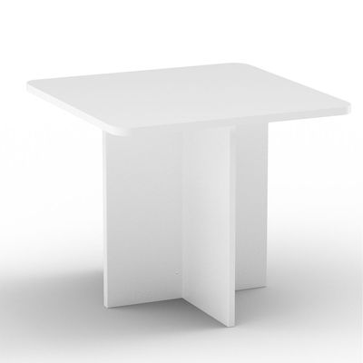 CH01 Ergonomic Child Desk 8050 Low height With Round Edges White Single Table 60x50cms)