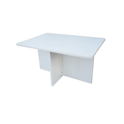 CH01 Ergonomic Child Desk 80x60x50 Low height With Round Edges White Single Table 80x50cms)