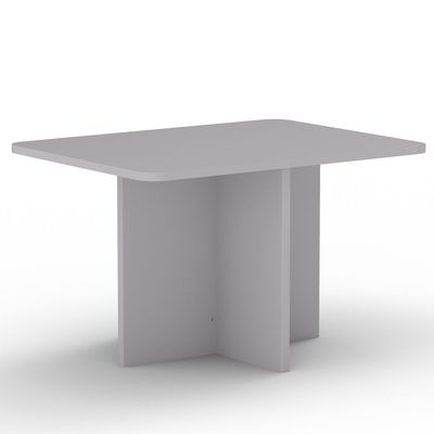 CH01 Ergonomic Child Desk 80x50 Low height With Round Edges Light Grey Single Table 80x50cms)