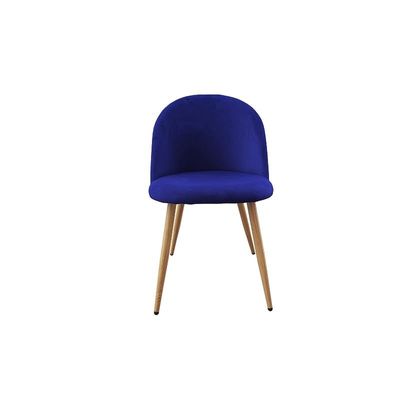 HYDC019 Velvett Blue Dining Chair for Living Room | Dining Room Chairs Living Room Chair Velvet Fabric Chair For Hotel Restaurant and Office