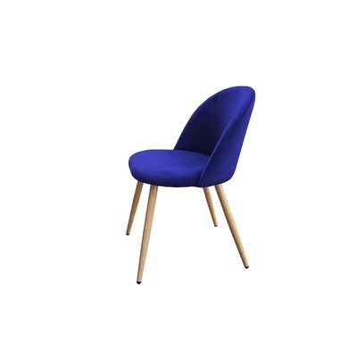 HYDC019 Velvett Blue Dining Chair for Living Room | Dining Room Chairs Living Room Chair Velvet Fabric Chair For Hotel Restaurant and Office