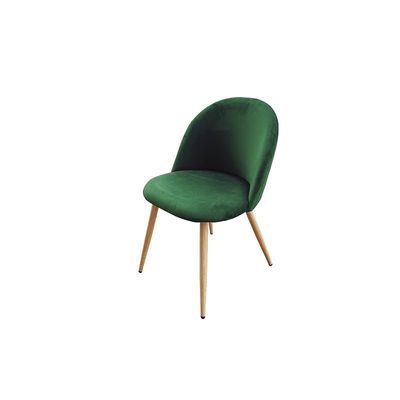 HYDC019 Velvett Green Dining Chair for Living Room | Dining Room Chairs Living Room Chair Velvet Fabric Chair For Hotel Restaurant and Office