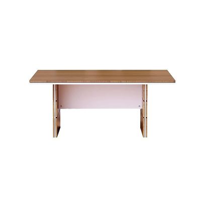 Zelda Conference Table | Office Conference cum Meeting Table, Natural Dijon Walnut_180cm