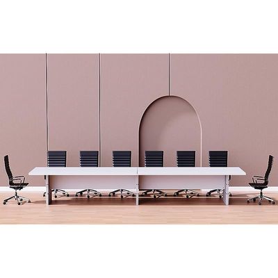 Zelda Conference Table | Office Conference cum Meeting Table, White_480cm