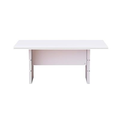 Zelda Conference Table | Office Conference cum Meeting Table, White_180cm