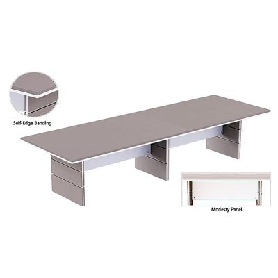 Zelda Conference Table | Office Conference cum Meeting Table, Anthracite Linen_480cm