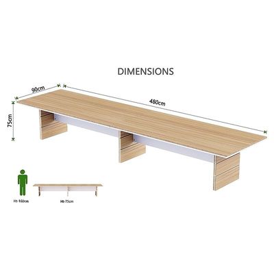 Zelda Conference Table | Office Conference cum Meeting Table, Coco Bolo_480cm