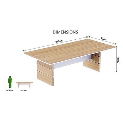 Zelda Conference Table | Office Conference cum Meeting Table, Coco Bolo_240cm