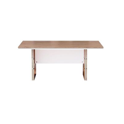 Zelda Conference Table Truffle Brown Davos Oak | Office Conference cum Meeting Table_180cm