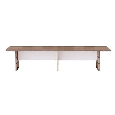 Zelda Conference Table Truffle Brown Davos Oak | Office Conference cum Meeting Table_360cm