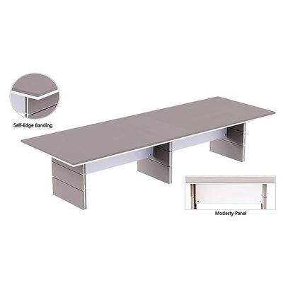 Zelda Conference Table | Office Conference cum Meeting Table, Anthracite Linen_360cm