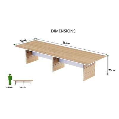 Zelda Conference Table | Office Conference cum Meeting Table, Coco Bolo_360cm