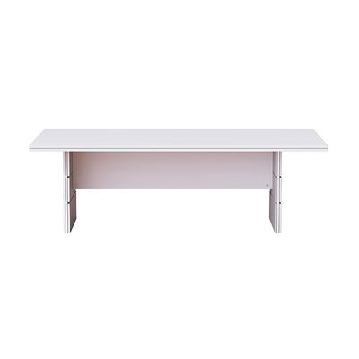 Zelda Conference Table | Office Conference cum Meeting Table, White_240cm