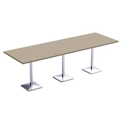 Mahmayi Bar Table Square Base 12 Seater Cocktail Bistro Table for Pub, Kitchen, Living Room, Dining Room, Kitchen & Home bar_Linen