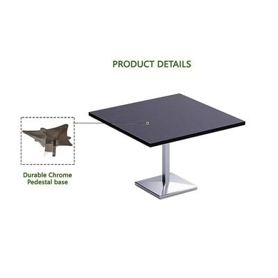 Ristoran 500PE-480 16 Seater Square Modular Pantry Table Black