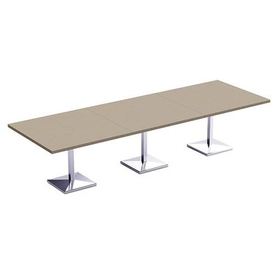 Mahmayi Ristoran 500PE-360 12 Seater Square Modular Pantry Table - Linen - Ideal for Dining, Kitchen, or Restaurant Use