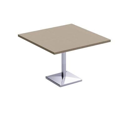 Mahmayi Ristoran 500PE-120 4 Seater Square Modular Pantry Table - Linen - Ideal for Dining, Kitchen, or Restaurant Use