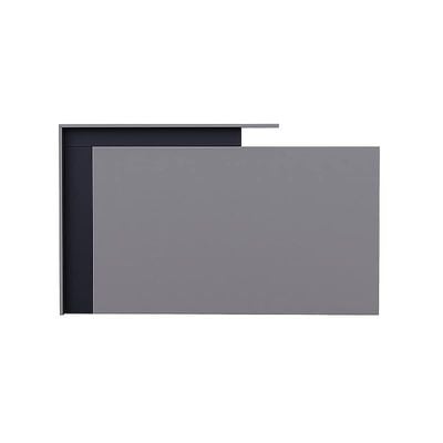 Zelda 26R001 Modern Reception Desk| Reception Counter | 180cm_Dust Grey