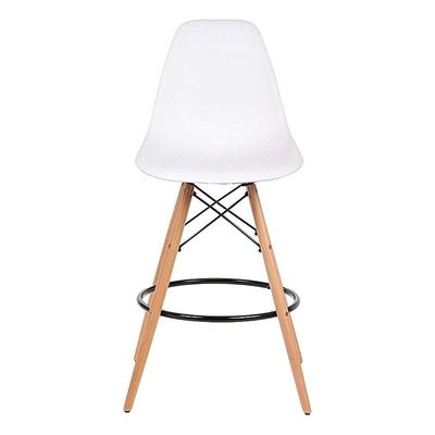 Modern Home Bar Stool White (Set of One)