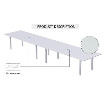 Figura 72-48 12 Seater White Conference-Meeting Table