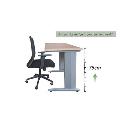 Stazion 1210 Modern Desk for Home, Office Use - (140Cms, Oak)