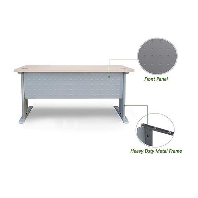 Stazion 1410 Modern Office Desk Oak