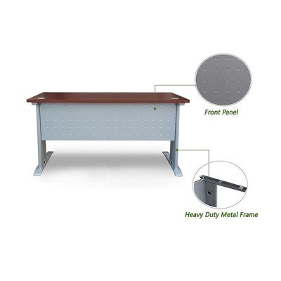 Stazion 1210 Modern Office Desk Apple Cherry