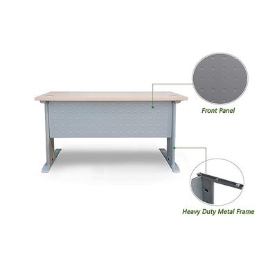 Stazion 1210 Modern Office Desk Oak with Drawers